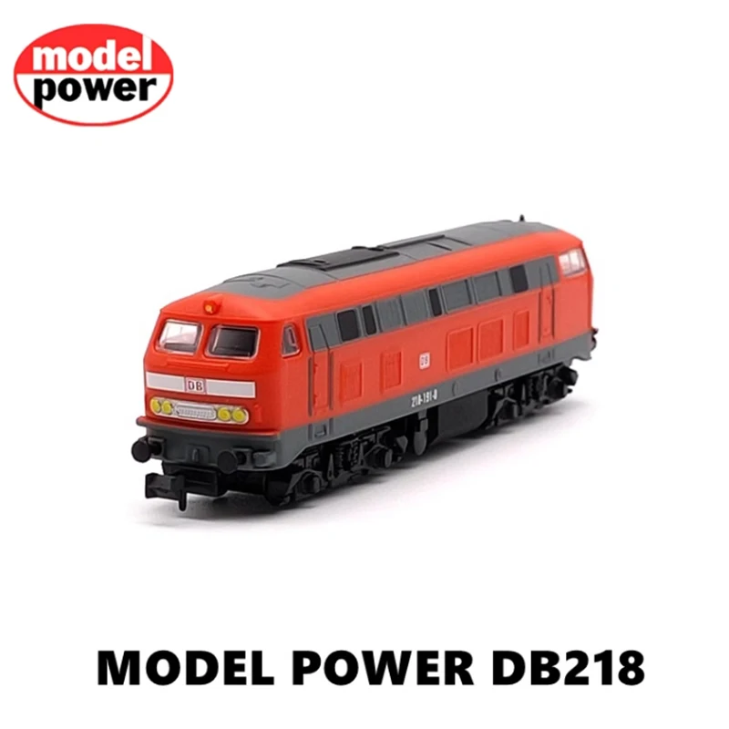 MODEL POWER N Scale 1/160 German DB Railway BR218 Internal Combustion Engine Locomotive Train Model NO Power Static Display