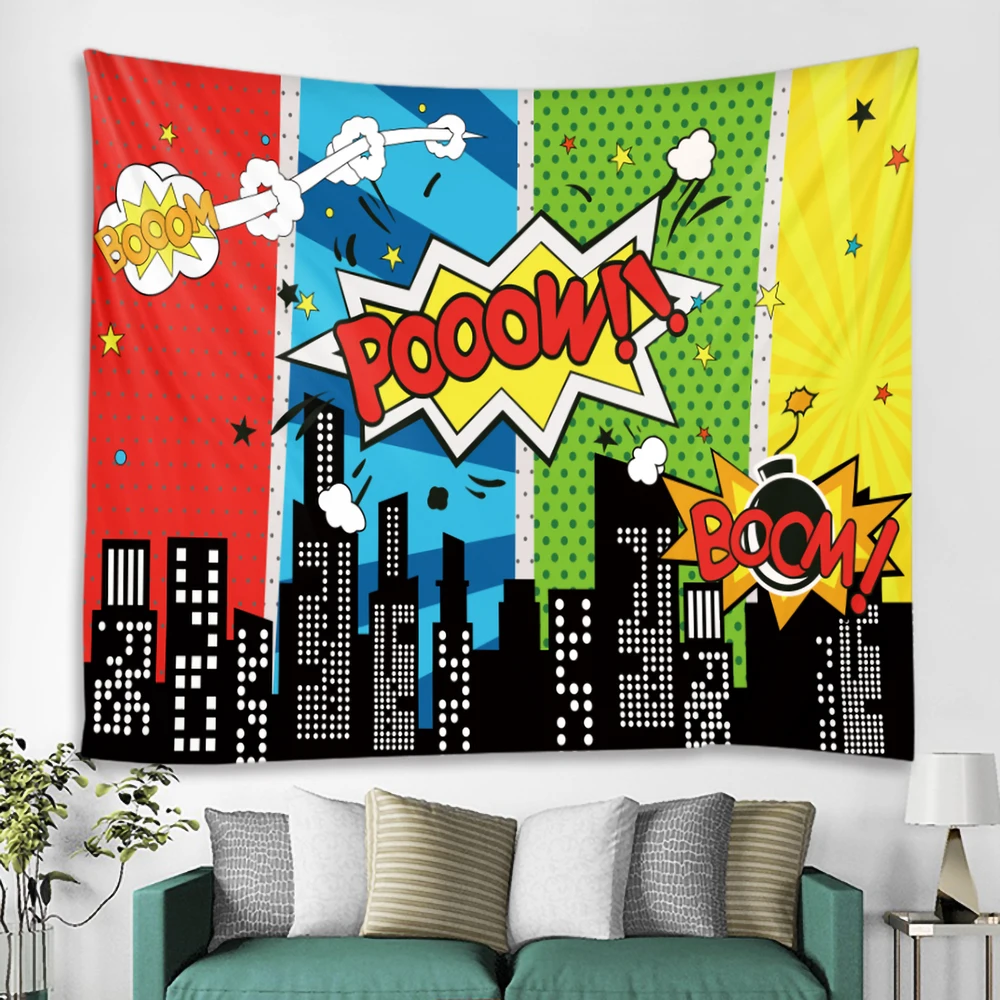 Lovely room decoration hand-painted psychedelic scene home  art tarot brand bohemian wall hanging tapestry