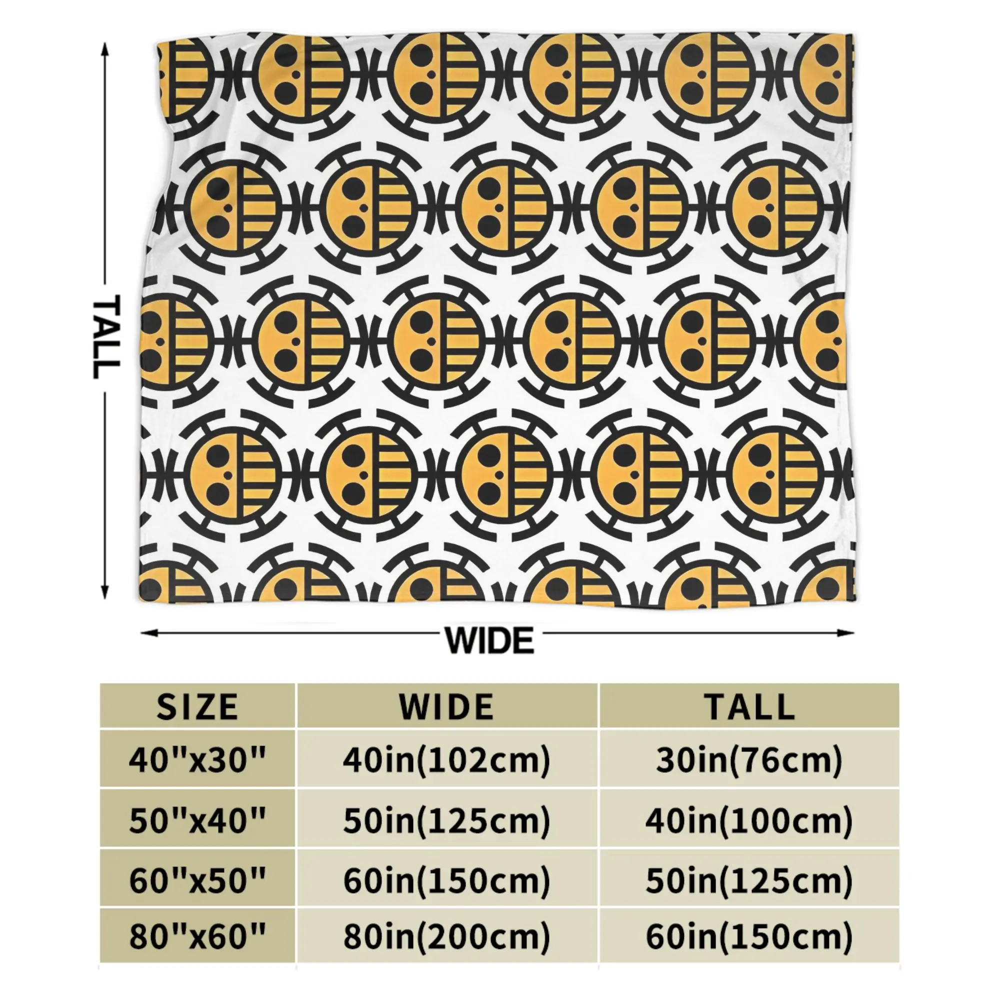 ترافالغار د. قانون المياه القراصنة العلم بطانية لوفي أنيمي غامض رمي بطانية طائرة السفر شخصية لينة الدافئة المفارش ،