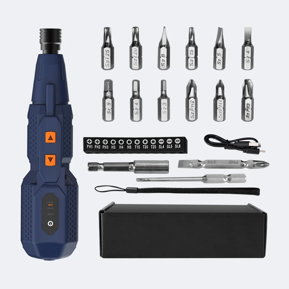 Mini Electrical Screwdriver Set Smart Cordless Electric Screw Driver Rechargeable Set Power Drill Tools