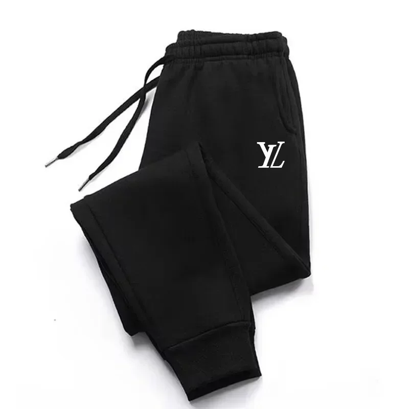 2026 Mens Sweatpants Printing Fashion Trend Jogging Trousers Versatile Soft High Quality Street Elastic Waist Casual Pants S-3XL