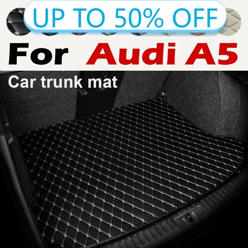 Car trunk mat for Audi A5 Sedan/Sportback Four doors 2017 2018 2019 2020 2021 cargo liner carpet interior accessories cover