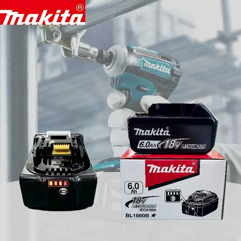 

Original Makita 6Ah/5Ah//3Ah Makita 18V Battery BL1830B BL1850B BL1850 BL1840 BL1860 BL1815 Replacement Lithium Battery