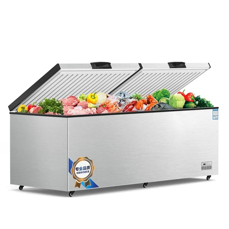 Supermarket freezer, supermarket convenience store household horizontal freezer