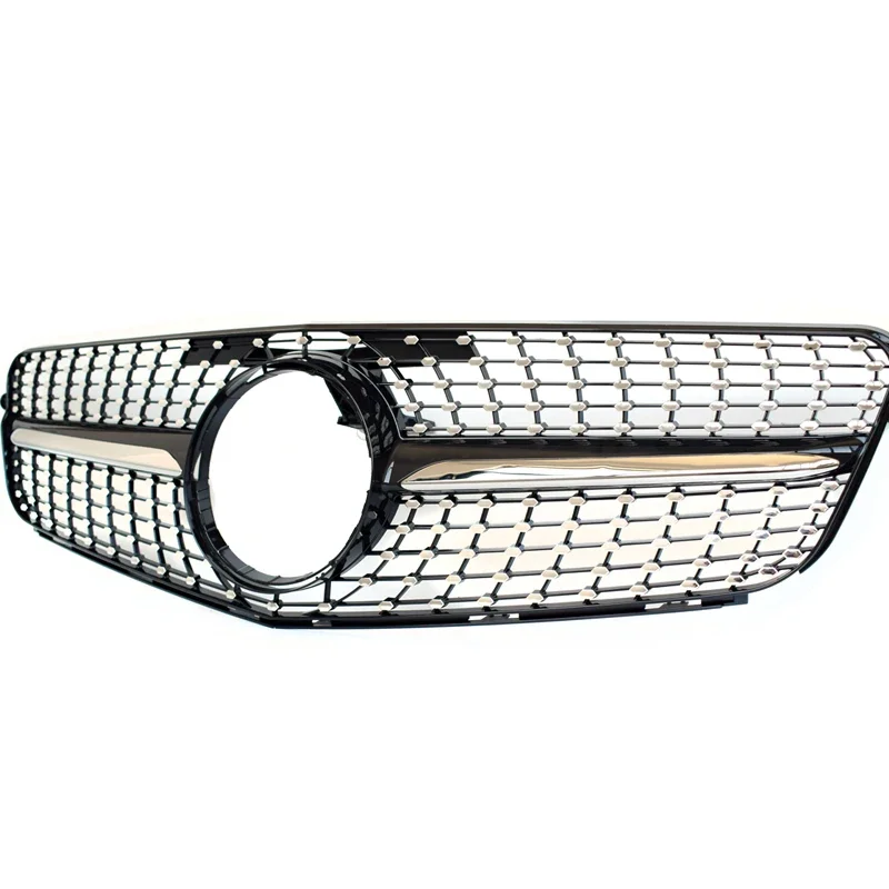 Replacement Diamonds Style Front Grille for 2007 - 2014 Mercedes C Class W204 S204 C204 C180 C200 C220 C250 C300 C350 - view 3