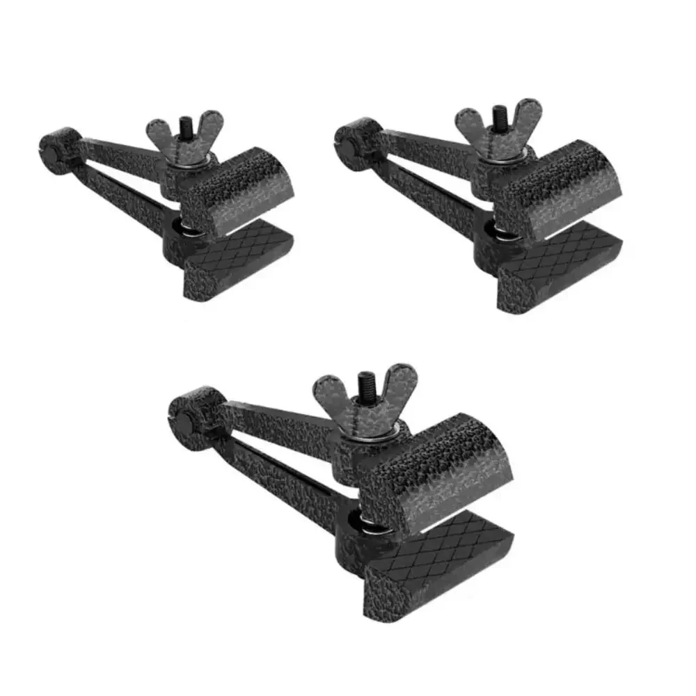 Multifunctional Mini Hand Vise Cross Anti-slip Grooves Stable Clamping Flat Mouth Pliers Adjustable Cast Steel Fixed Tool DIY