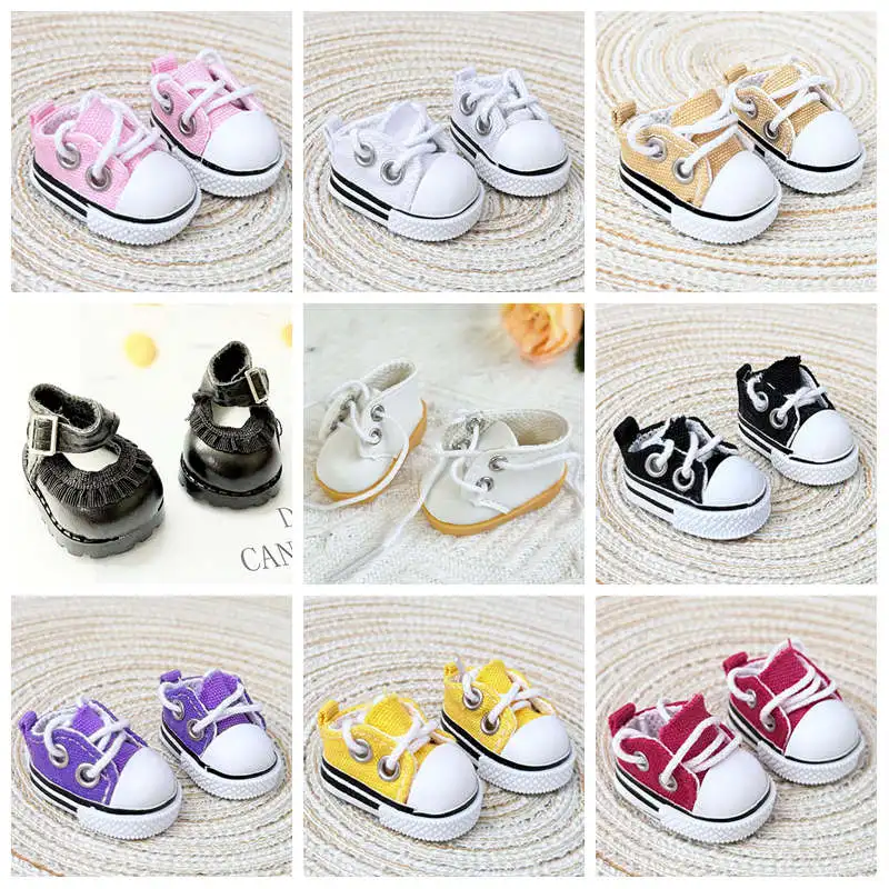

17cm Doll Leather Shoes & Casual Sports Shoes for Cotton Dolls DIY Accessories