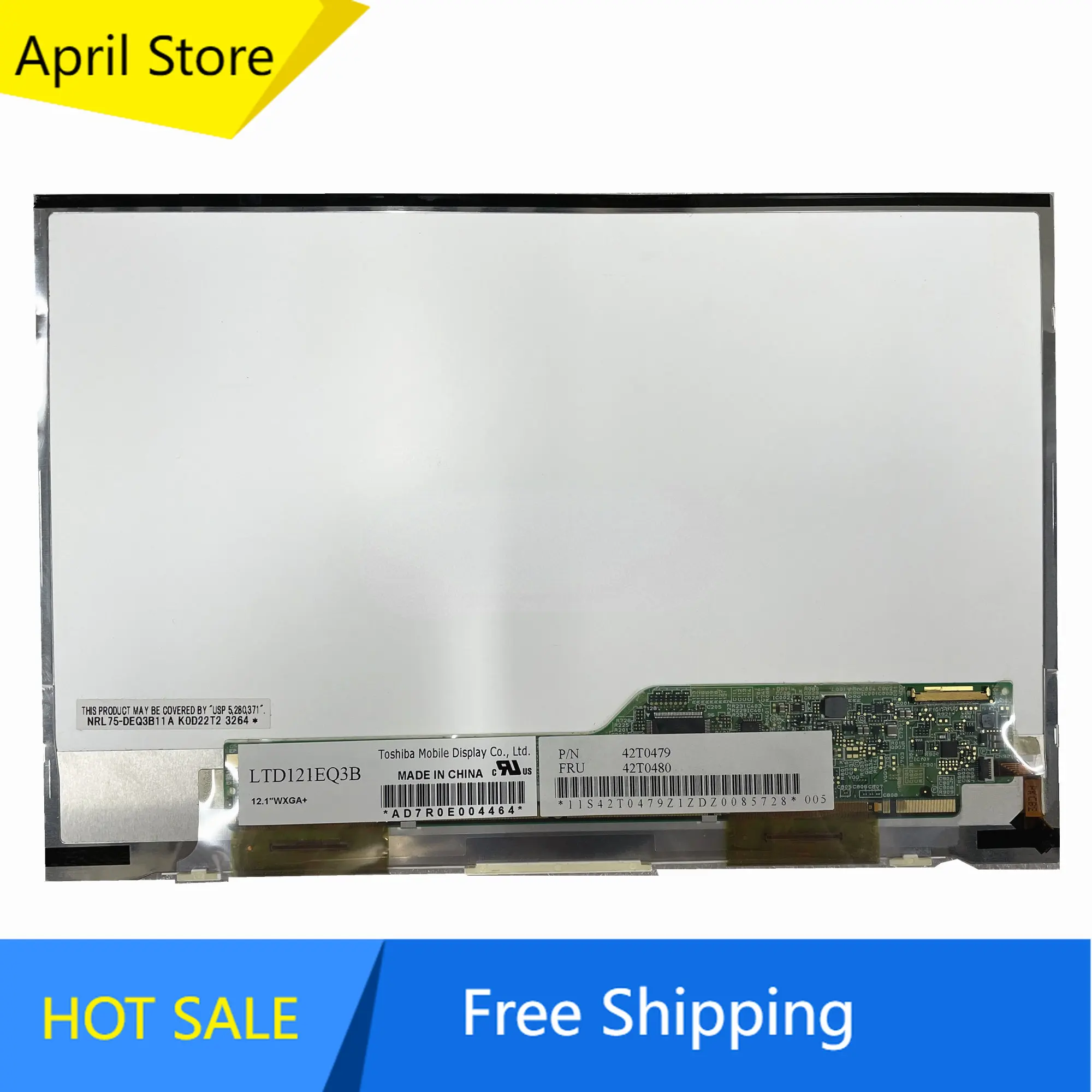 

LTD121EQ3B 12.1''Laptop LCD Screen Panel 1280*800 With FRU: 42T0480