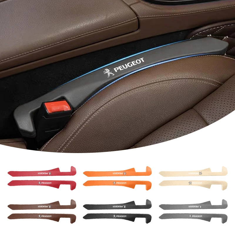 1pcs Car Seat Gap Leak-proof Storage Plug Strip For Peugeot 407 508 2008 5008 307 308 3008 206 207 208 107 205 Auto Accessories