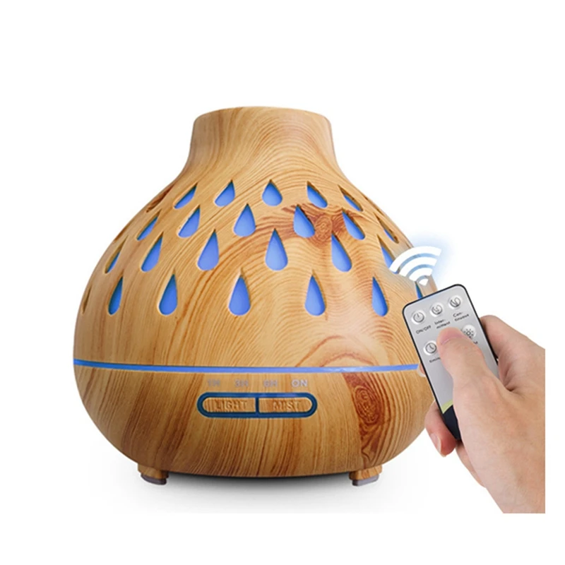 Umidificatore USB 400ML Diffusore di oli essenziali per aromaterapia con luce notturna colorata per spina europea domestica -A