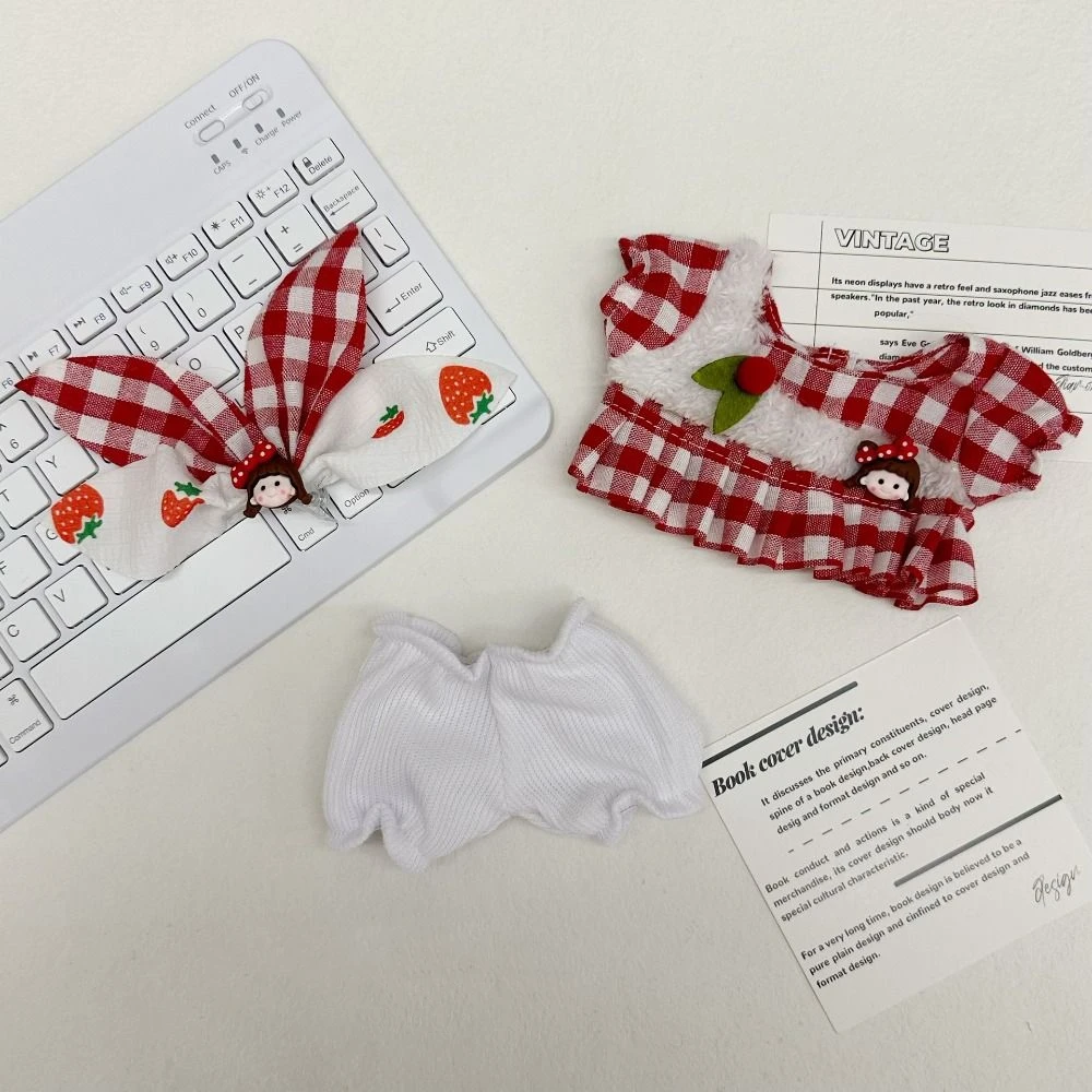 لوليتا 20 سنتيمتر ملابس الدمية القطنية فستان اكسسوارات دمية لوليتا فستان صغير القماش القطن دمية لوليتا الزي فستان