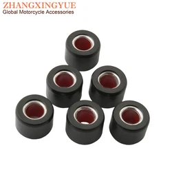 6PC PCX125 PCX150 SH125 SH150 Variator Weights 20x15mm 18g For Honda PCX SH NES S-Wing Spacy 125cc 150cc 4-Stroke