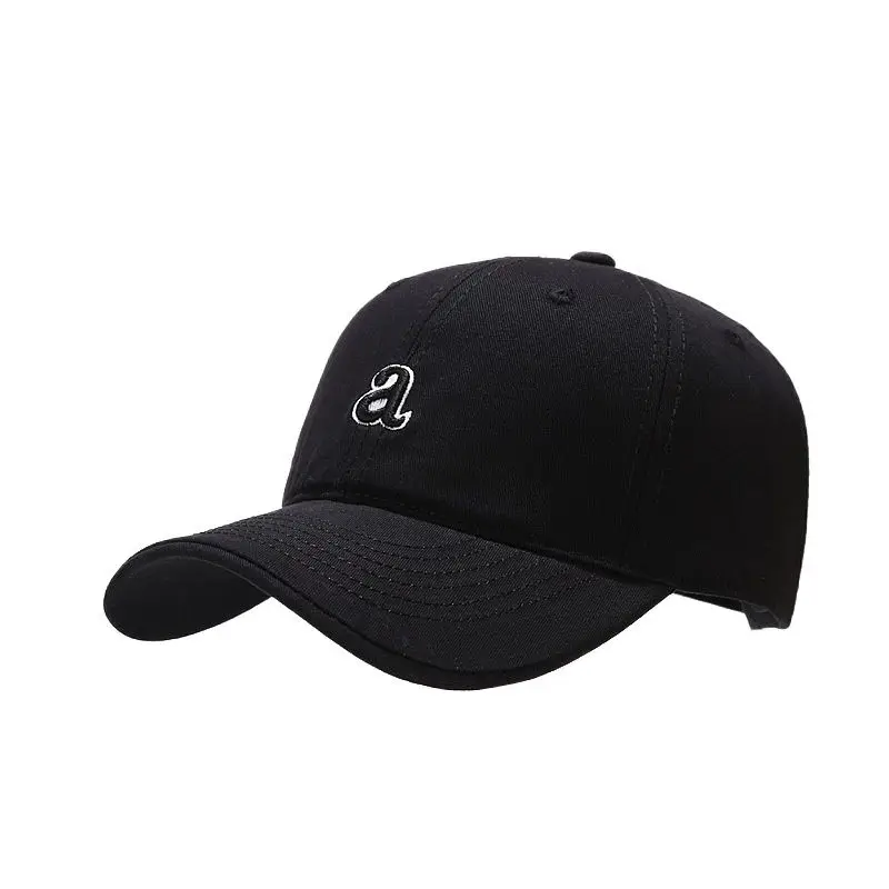 

Spring Cotton A Letter Embroidery Baseball Cap Adjustable Outdoor Snapback Hats for Men and Women 135