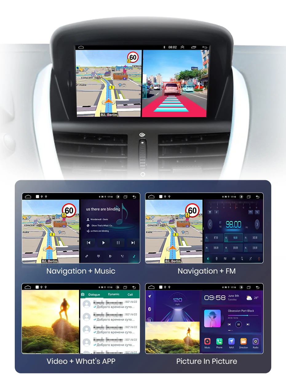 Junsun 7" Wireless CarPlay Android Auto Car Radio for PEUGEOT 207 207CC 2006 2007-2015 Multimedia Wireless Apple CarPlay Smart Intelligent Systems IPS Touch Screen Stereo Video Player 2 Din Autoradio Head Unit Navigation BT GPS 4G WIFI FM AM DSP RDS SWC