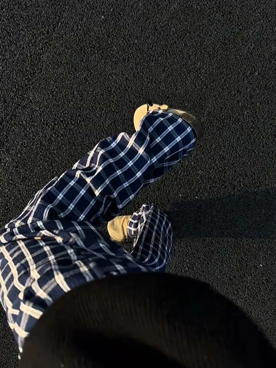 

Мужские повседневные брюки синего цвета в клетку на флисовой подкладке, с высокой талией, широкими штанинами, свободного кроя, для осени и зимы, визуально стройнящие