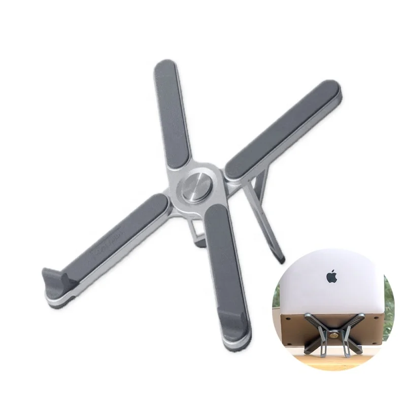 

Factory Wholesale Adjustable Aluminum Laptop Stand For 11-17" Tablets &Laptop