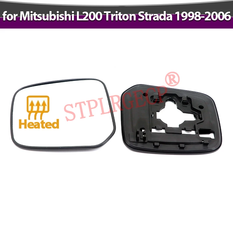 For Mitsubishi L200 Triton Strada MK K74 1998-2006 Left Right Door Side No Heating Wing Mirror Glass Rearview Lenses Reflective