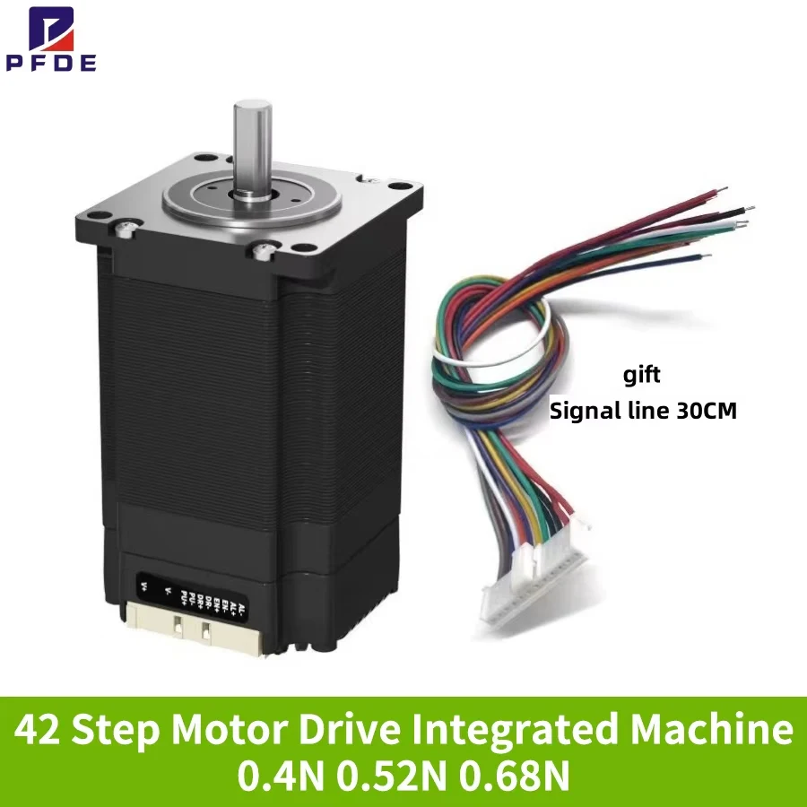 NEMA 17 42 Step Motor Drive Integrated Machine 0.4N 0.52N 0.68N Integrated Control Pulse Encoder Serial Port RS232