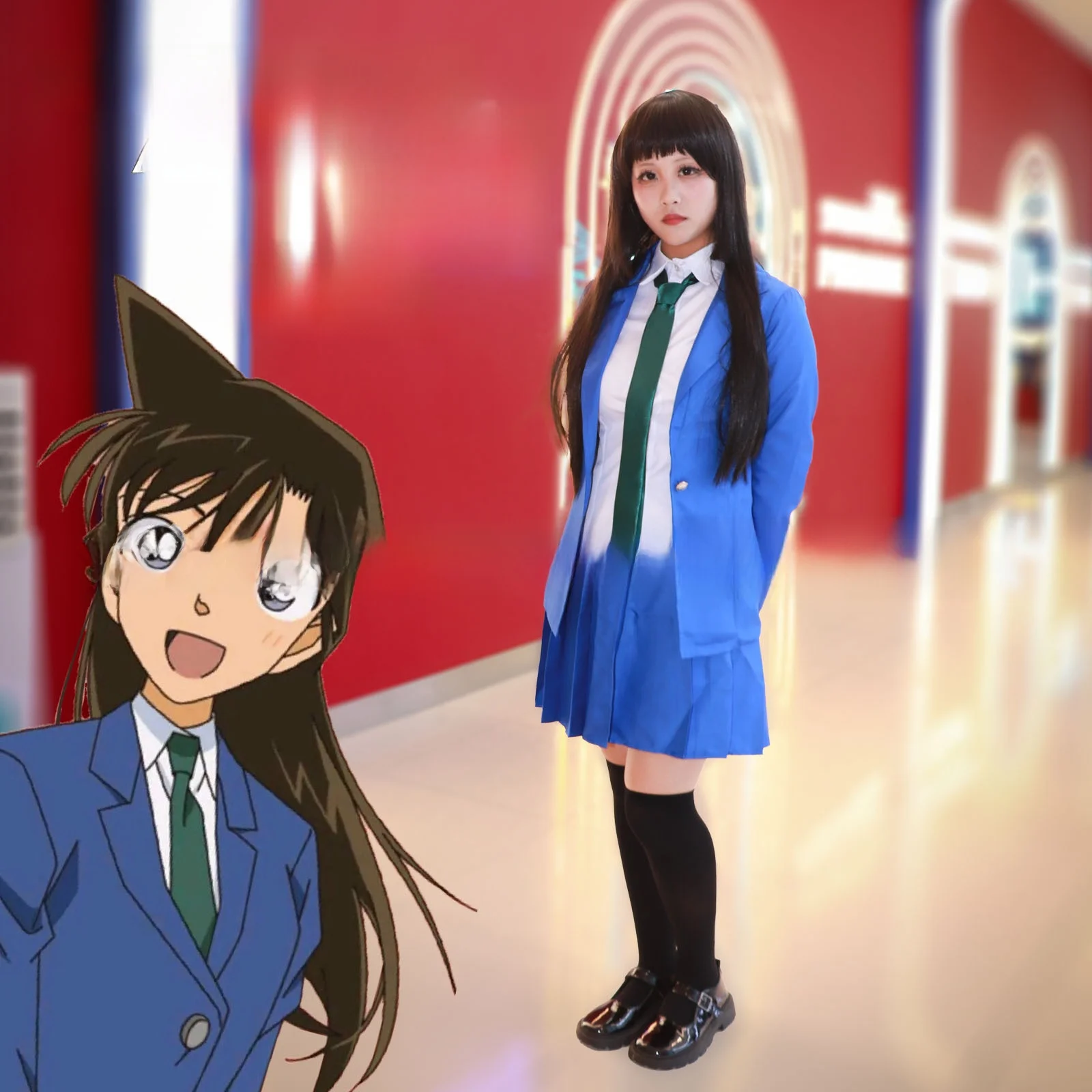 

Conan Cosplay Costume Moriar orm Little Ran Clothes loween Cosplay Suit for Women Ladies School orms Sets