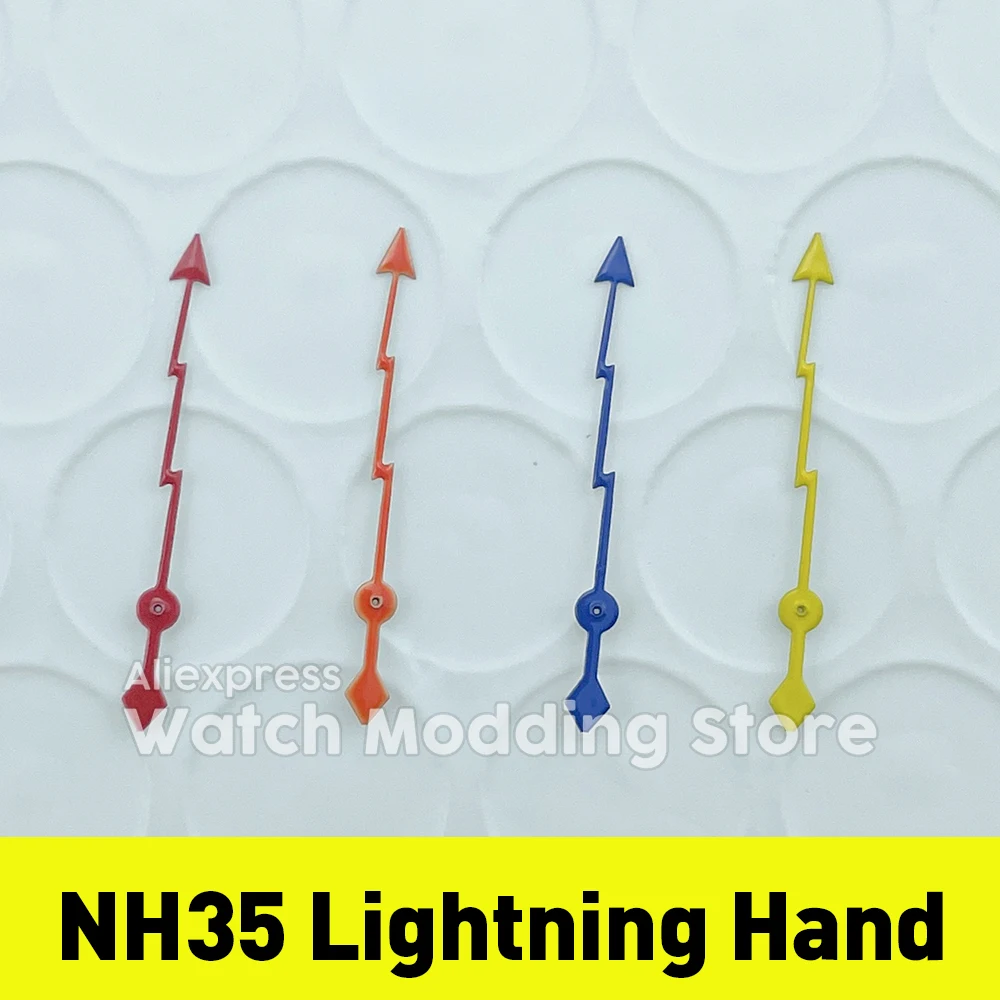 NH35 NH38 Lightning Second Hand for 28.5mm Dial - NH35A NH38A NH36A RED ORANGE BLUE YELLOW 9495216a