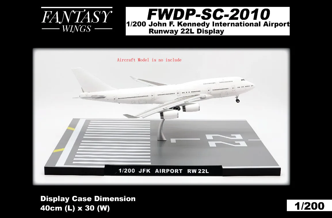 FWDP-SC-2010 Fantasywings 1:200 John F.Kennedy International Airport RWY 22L Display Stand