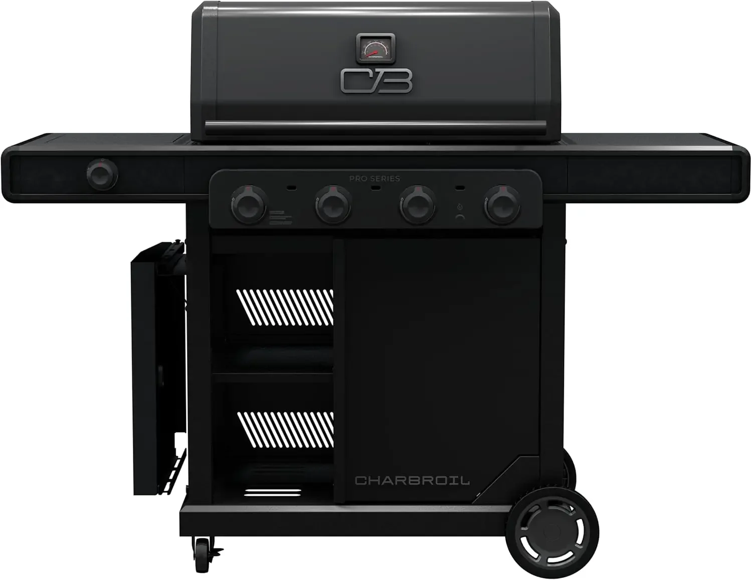 

Infrared Technology 4-Burner Propane Gas Grill Cabinet with Side Burner