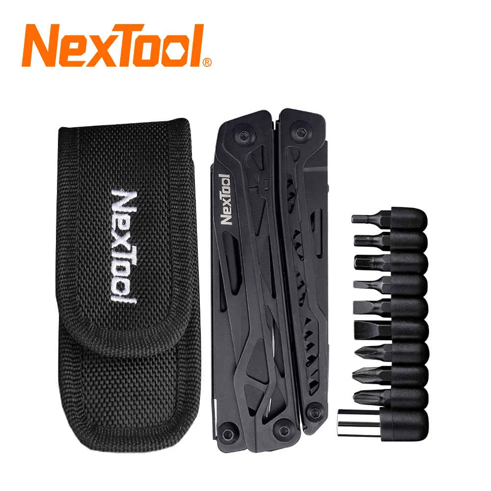 

NexTool Black Knight Unlocked 11-In-1 EDC Knife Pocket Knives Survival Kit Multi Tool Pliers Hand Tools Screwdriver Multi-tool