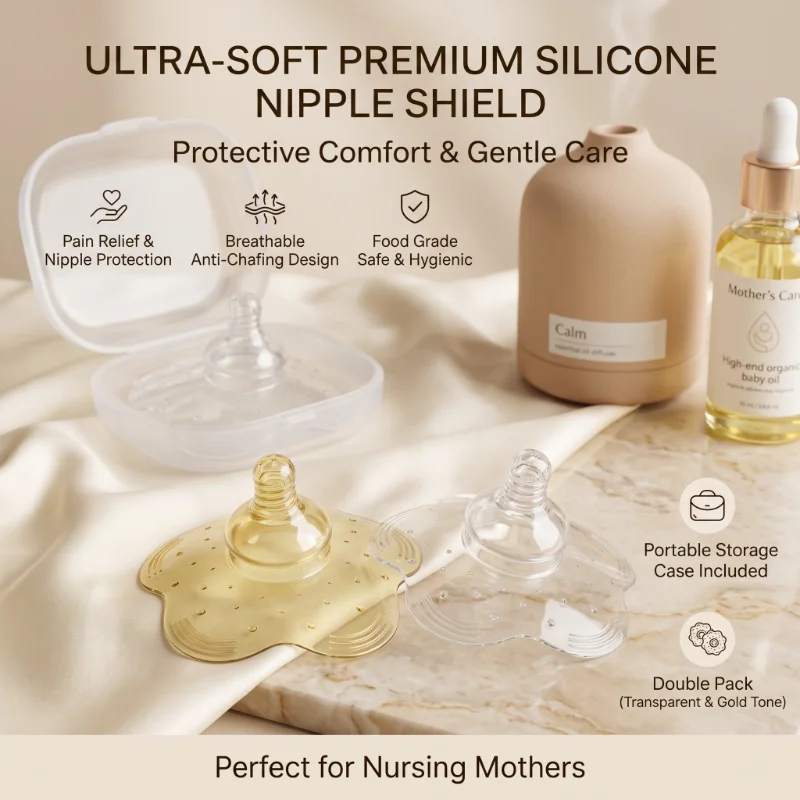 Silicone Nipple Protector Breastfeeding Mother Protection Shields Milk Cover Popular