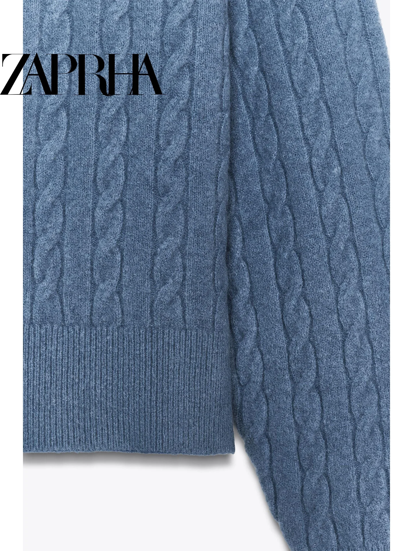 ربيع 2026 فضفاضة تناسب طويلة Sve جولة Ne محبوك سترة المرأة Faionable عادية Sle تويست زهرة تصميم تنوعا #3