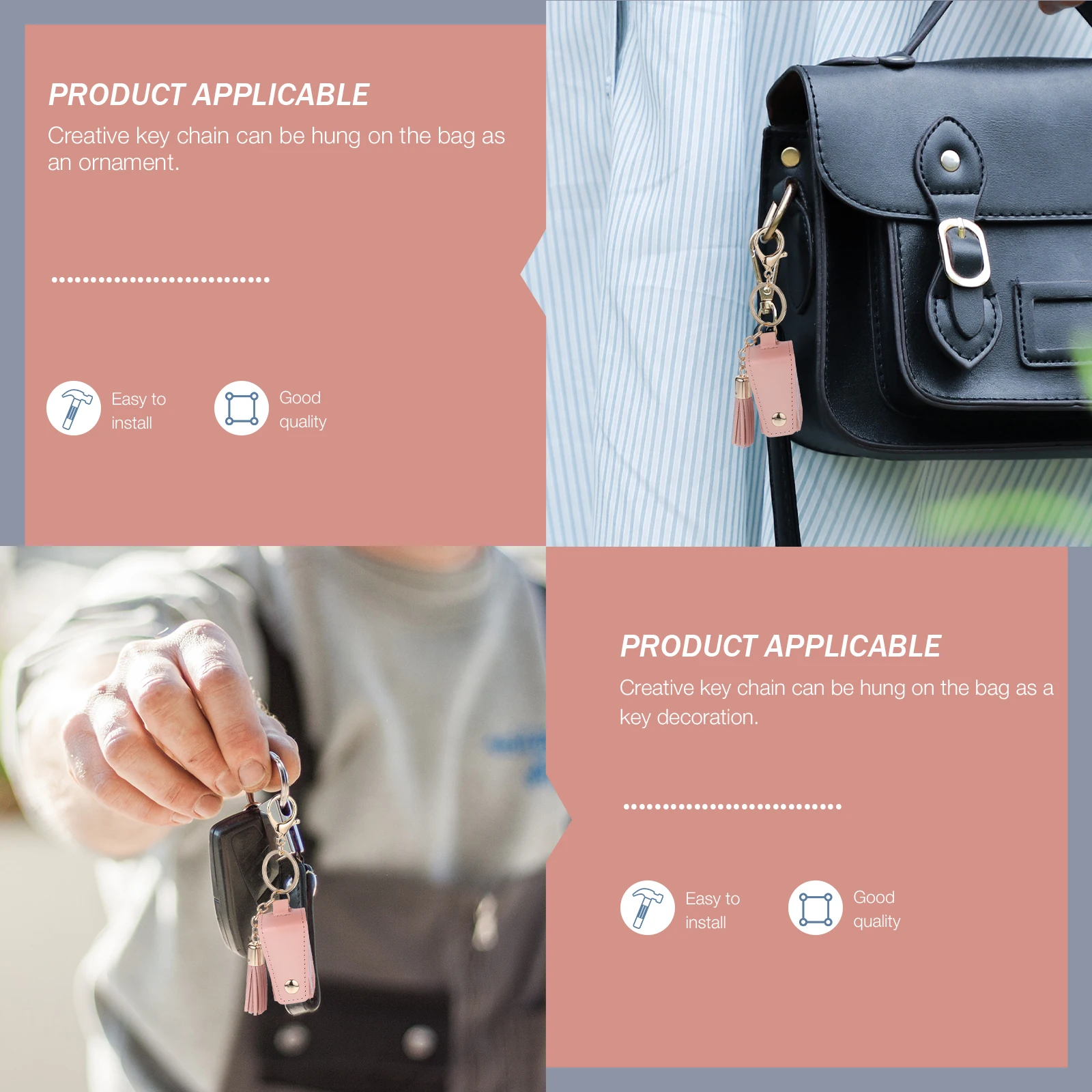 

3pcs 30Ml Travel Empty Bottles Key Chain Hand Lotion Refillable Small Container Soap Condiment Holder For