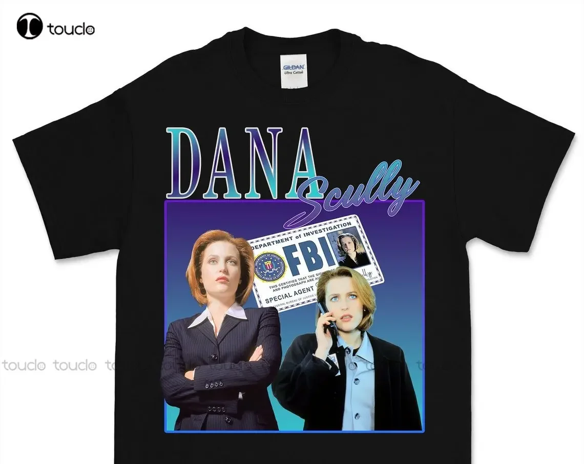 Dana Scully Vintage T Shirt Unisex X-Files Sci-Fi T-Shirt Tv Pop Culture Shirts For Teens Xs-5Xl Custom Gift Streetwear