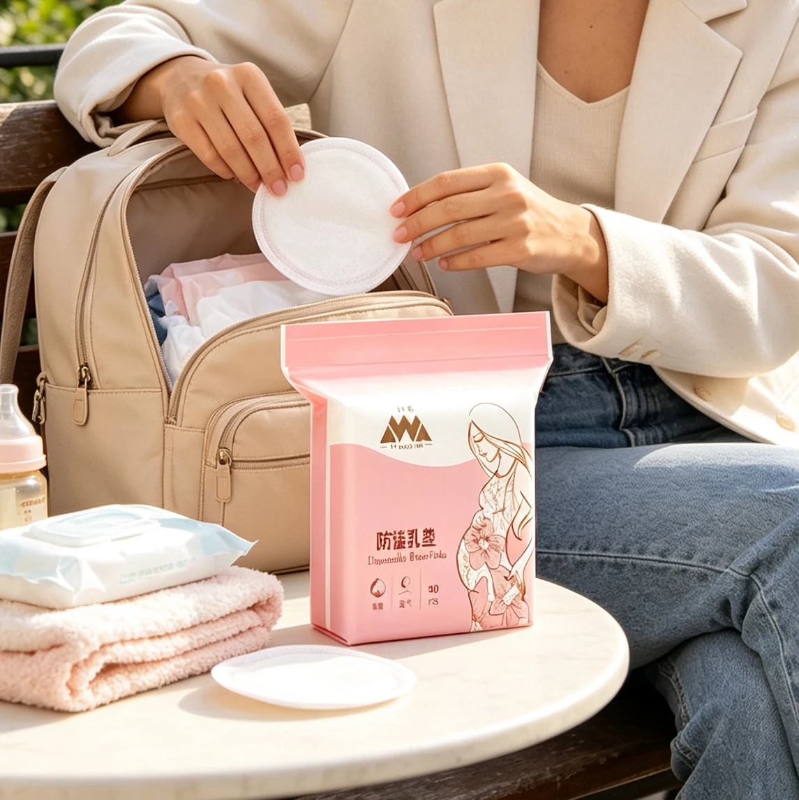 Disposable Nursing Pads for Breastfeeding Super Soft Breastfeeding Milk Pads Ultra Comfortable Breast Pad Anti-spillage Milk Pad