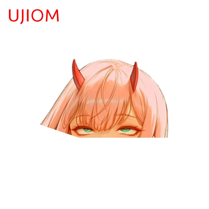UJIOM Zero Two Pretty Girl Wall Sticker Exquisite Enchanting Unique Scratch Proof Decal Vinyl Suitable For Creative Stickers