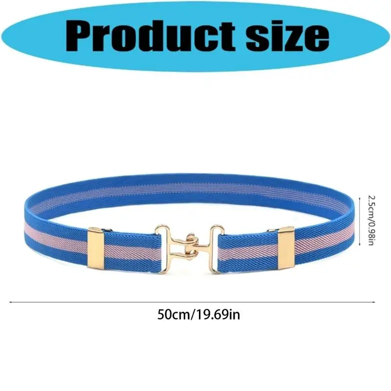 39BD Flexibler und sicherer Gürtel für Kinder, verstellbarer elastischer Taillengürtel – Detail 6