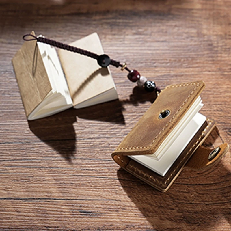 Cuaderno recargable cuero bolsillo, 64 páginas, sin forro, para escribir bocetos, novedad 2025