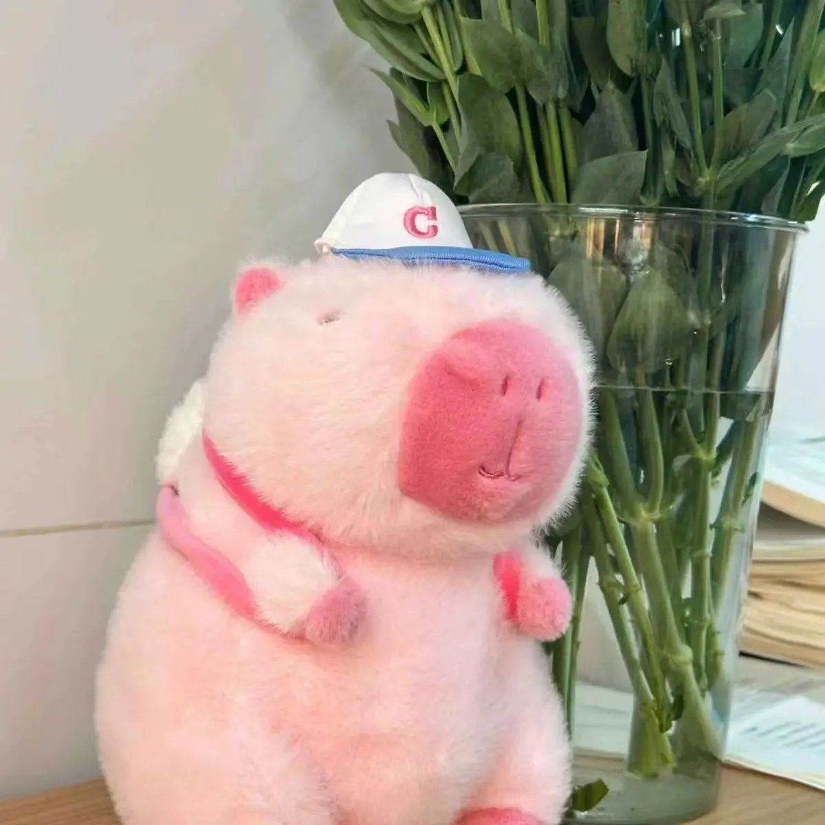 22-30CM Heißer Plüsch Puppe Nette Schal Kugelfisch Plüsch Kawaii Tier Spielzeug kinder Geburtstag Geschenk Capybara puppe Kinder Spielzeug