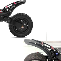 LANGFEITE T8 Electric Scooter Original Rear Fork Suspension, Rear Fender Mudguard & Aluminum Wing Bracket Frame Accessories