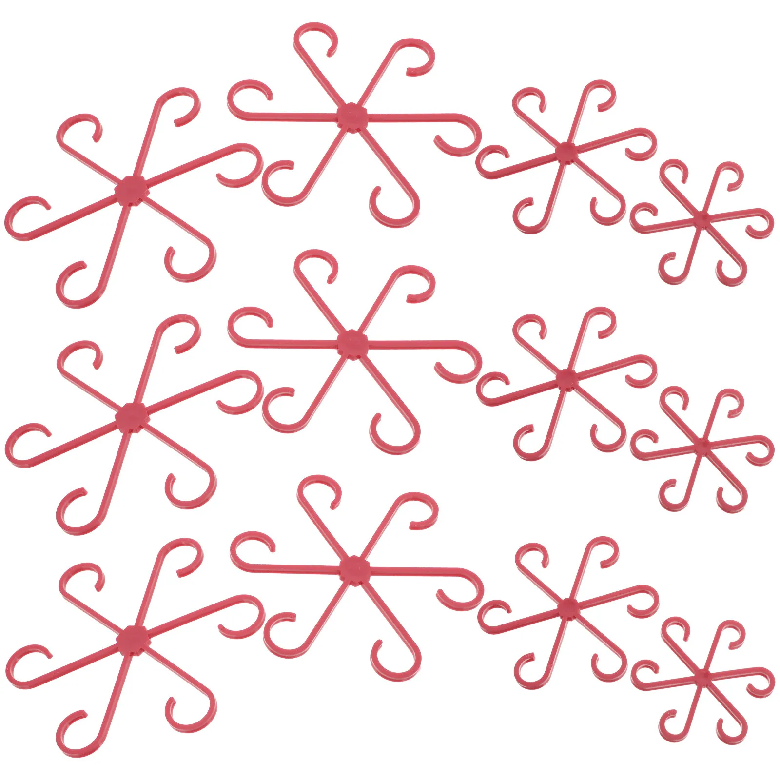 12Pcs Plant Support Clips for Climbing Houseplants Orchids Indoor Outdoor Adjustable Stem Holders ABS Reusable Plant Growth view 5