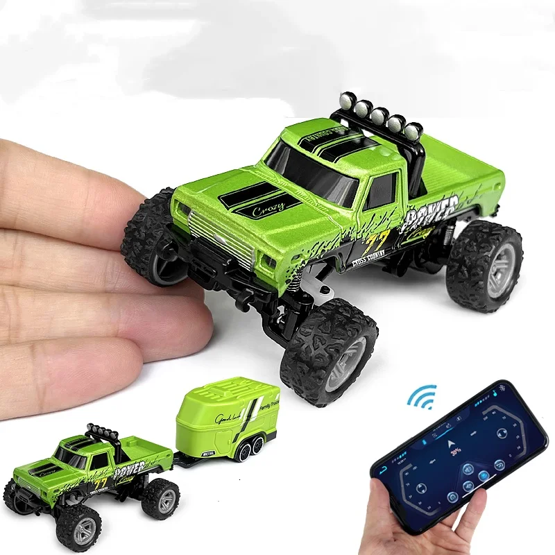 Alloy RC Car Mini High-Speed Off-road 1:64 Remote Control Drift Car  Climbing Racing Cars Children's Toys for Kids Customized
