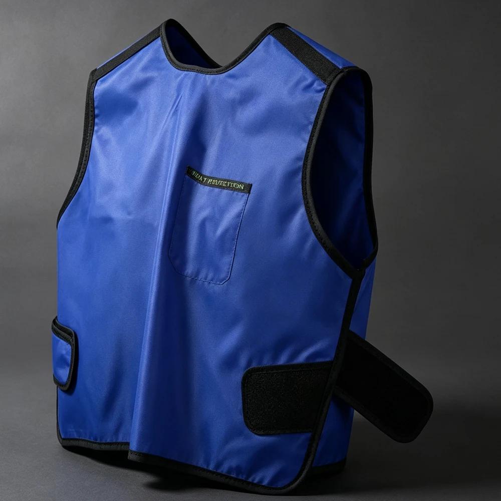 0.35mmPb Dental Radiation Shielding Vest Short Style Lead Apron for Dentist and Patient Protection