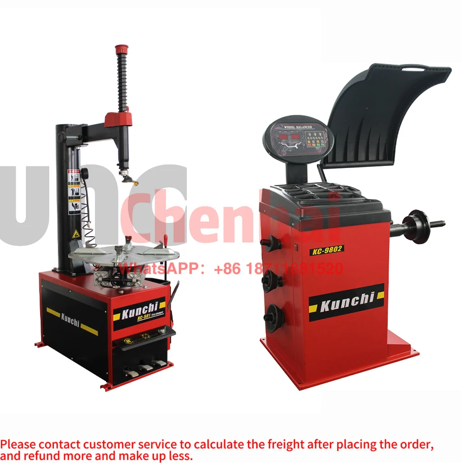 

KUNCHI motor tire changer tyre changing machine combo wheel balancer