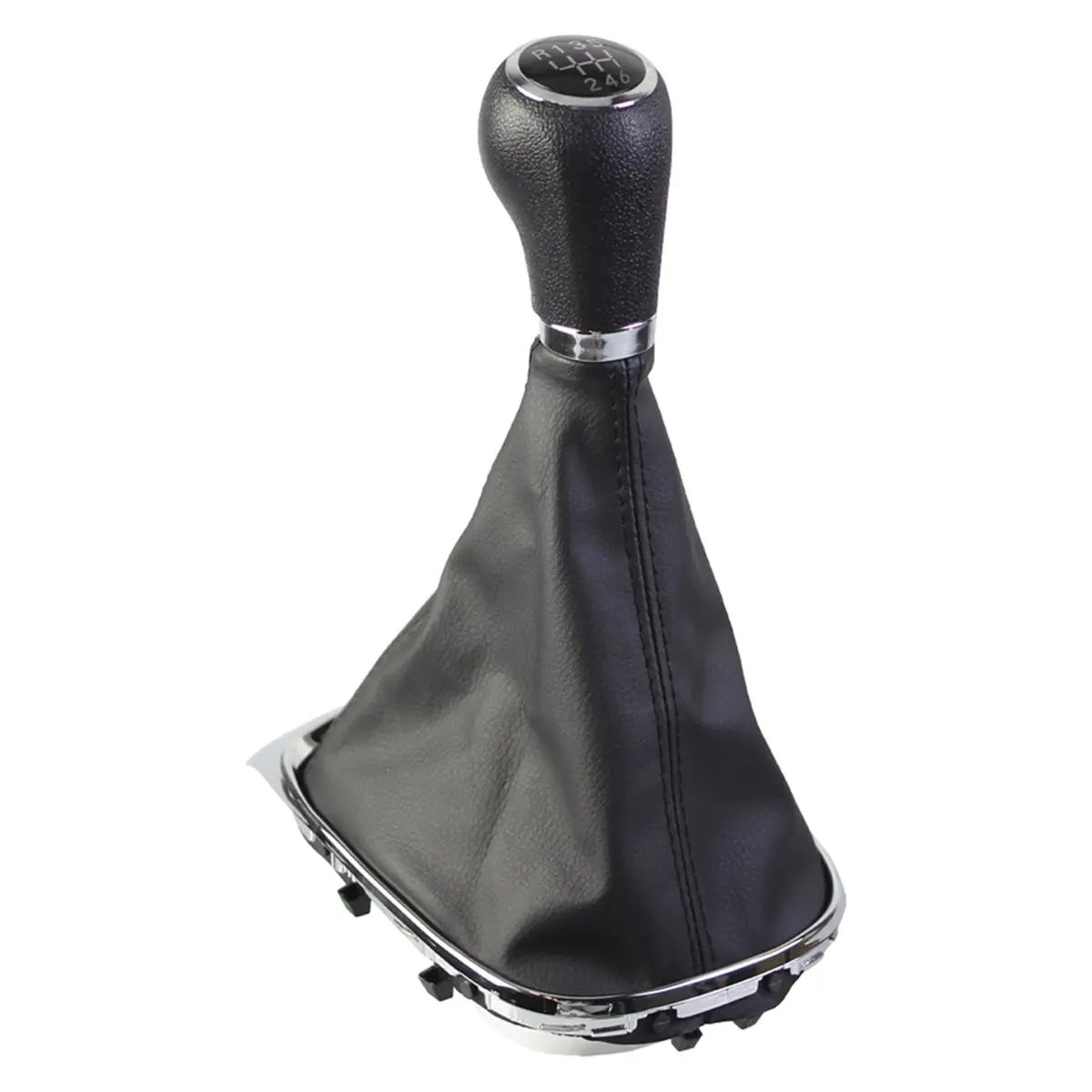 Compatible For Standard 2011-2020 New Gear Shift Knob 5 / 6 Speed MT Lever Change Stick with Gaiter Boot Cover 6 Speed