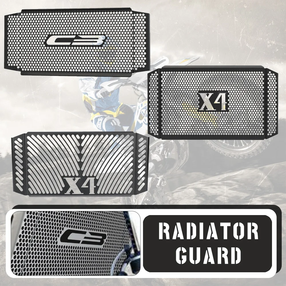 

New For Honda CB1300 X4 1997-2003 CB 1300 CB1300 SC45 2003-2024 2023 Radiator Grille Guard Cover Protector Water Tank Protection