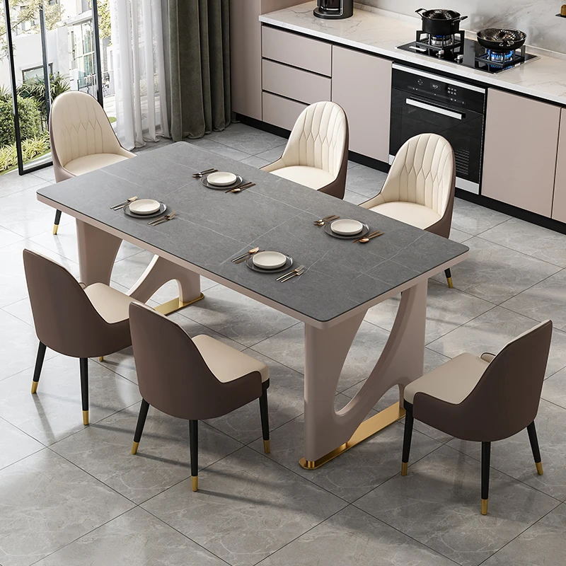 Entrance Table Solid Wood Dining Room Set Modern Living Furniture Kitchen Tables Chairs Space Saving Complete Nordic Meble Games