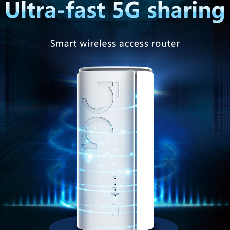 Unlocked 5G Indoor CPE ZR01 UNISOC Chip NSA/SA Networking 8*Antennas WiFi 6 AX1800 Wireless Router Gigabit 5G 4G LTE Sim Modem