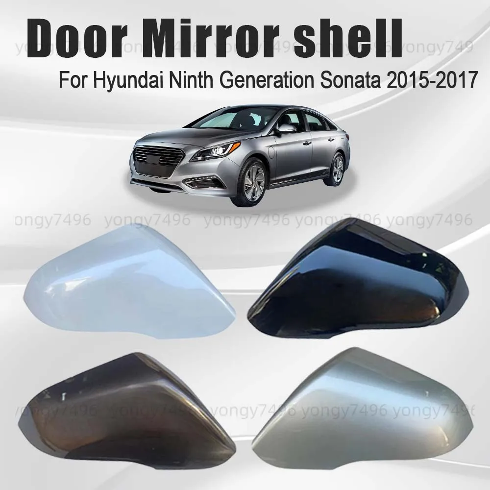 

Door Mirror Shell For Hyundai Ninth Generation Sonata 2015 2016 2017 Picture Frame Heated Lens Lower Bottom Shell Pearl Black