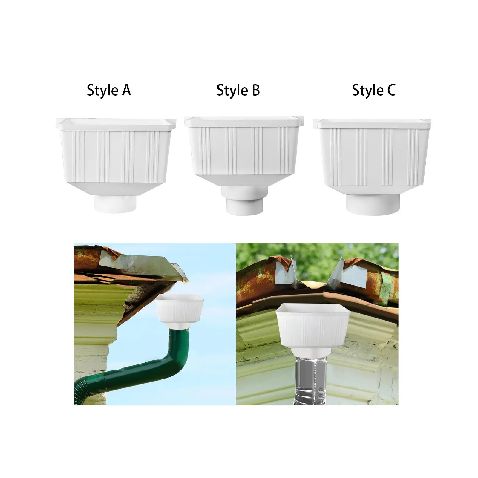Rainwater Downspout Drainage Connector, Rainwater Collection System, Rain