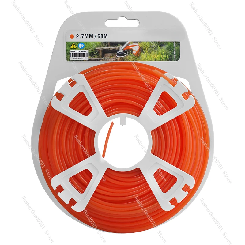 Mower Brush Cutter Grass Trimmer Universal round and Square Nylon Multi-Specification Strong and Durable