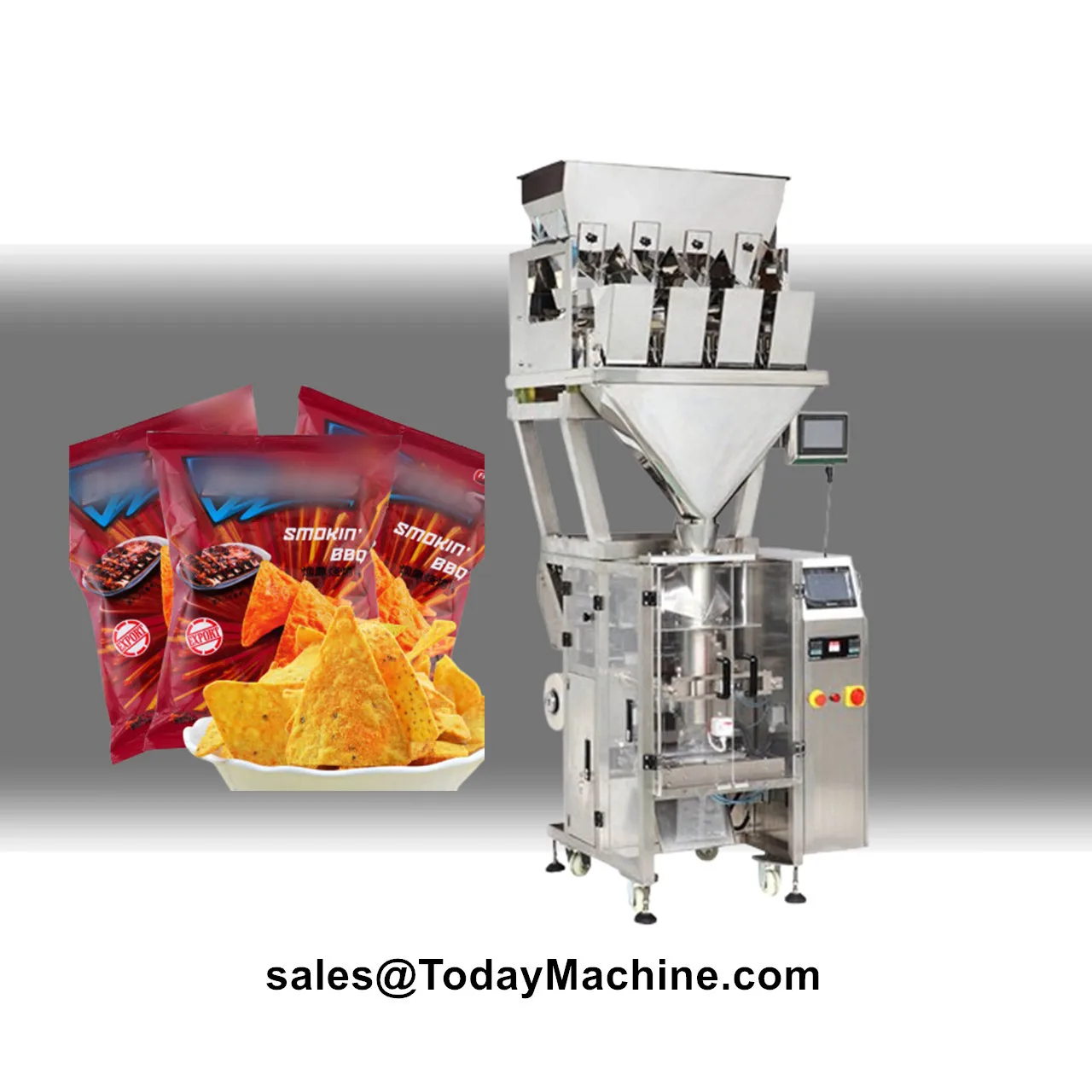 Automatic Vertical Granule Food Linear Weigher Filling Sealing Pouch Packing Machine