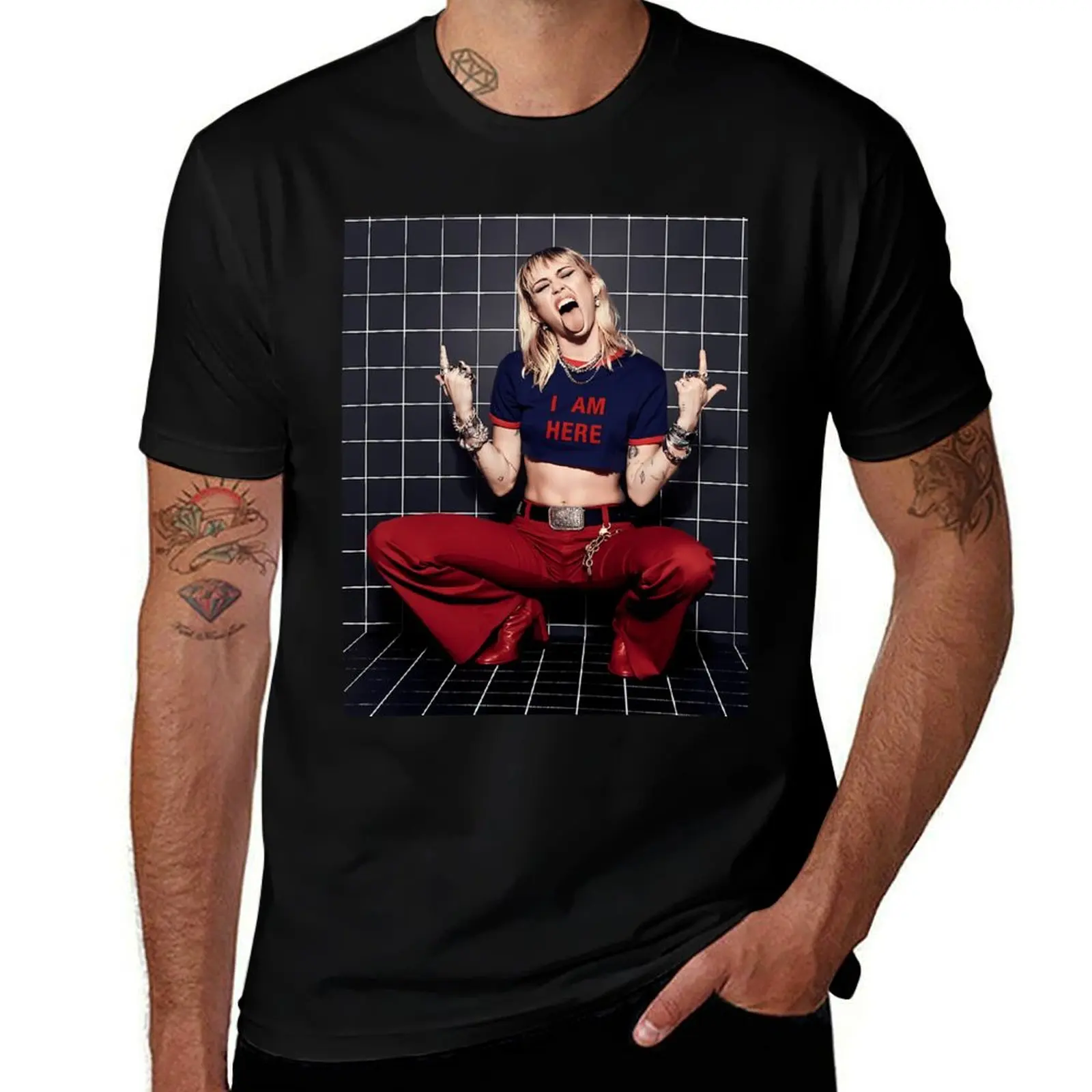 Miley Vintage - Miley Endless Summer Vacation T-Shirt Basic Solid Color Casual Tee Shirt